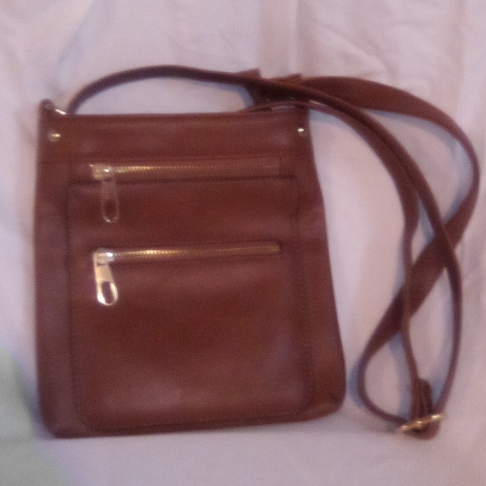 Brown crossbody bag